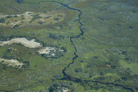 Botswana from above