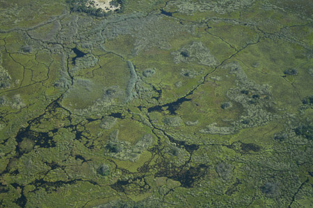 Botswana from above