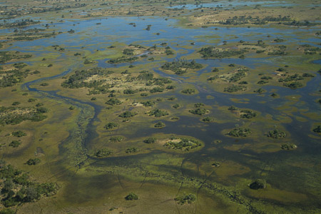 Botswana from above