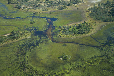 Botswana from above