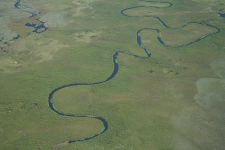 Botswana from above